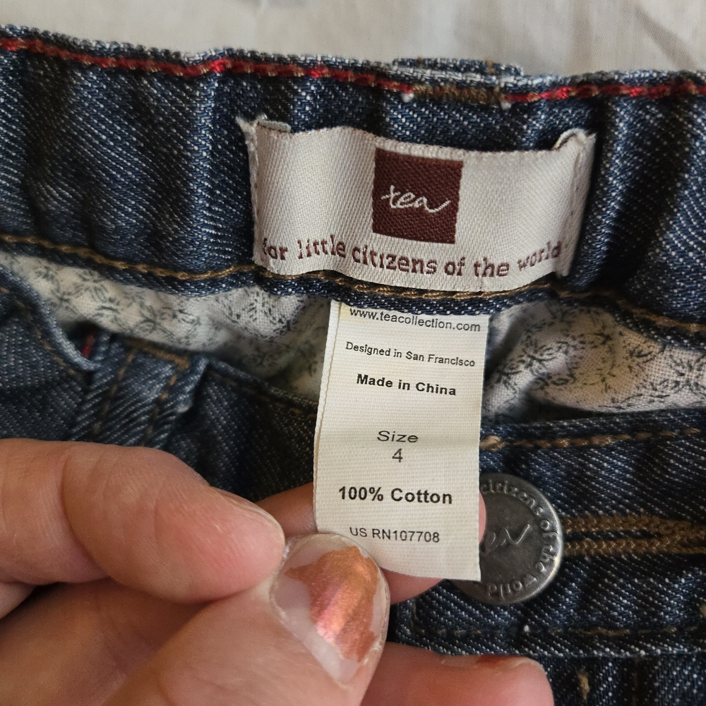 Tea Collection Indigo Boys Straight Leg Jeans - Picture 2 of 8